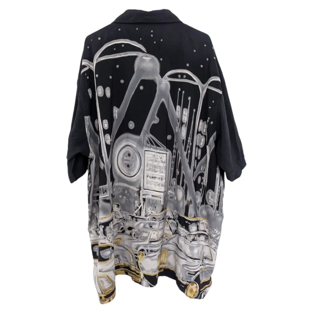 Pelle Pelle Men Button Down Shirt 3XL